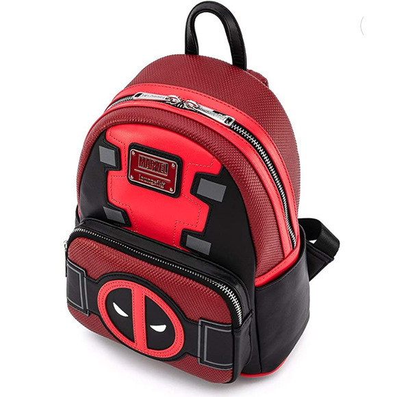 Loungefly Red and Black Backpack - Picture 2 of 11